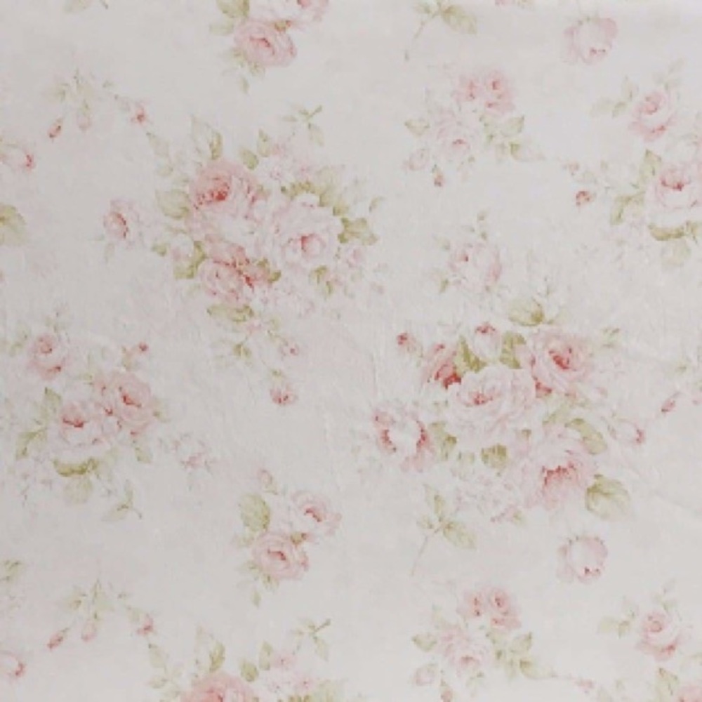 Elegant shabby chic Floral Patterned girls toddler sheet and pillow case